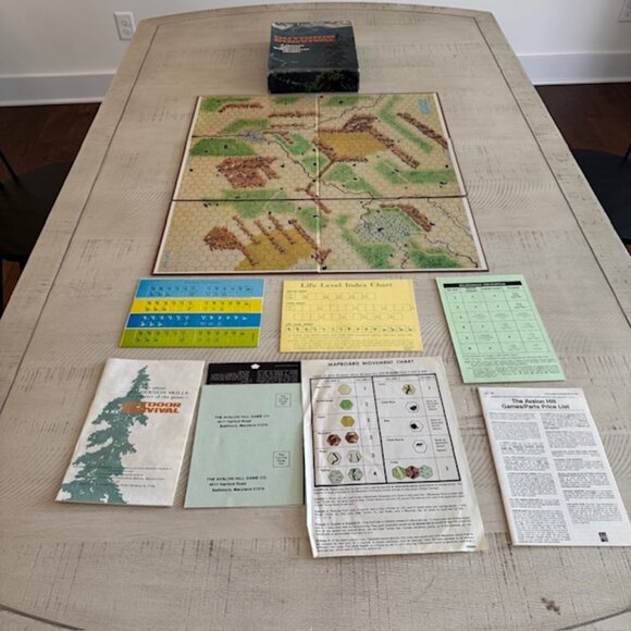 Vintage 1972 Avalon Hill Outdoor Survival Bookshelf Edition (unpunched) - Picture 2 of 10